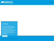 Tablet Screenshot of kerona.de
